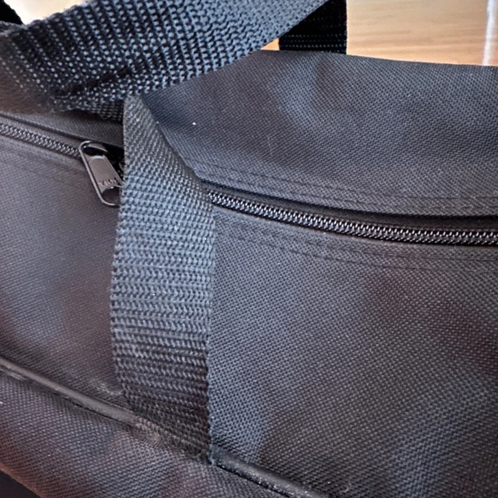 NWOT Harley Davidson Black Touring Travel Bag Canvas Duffle Bag